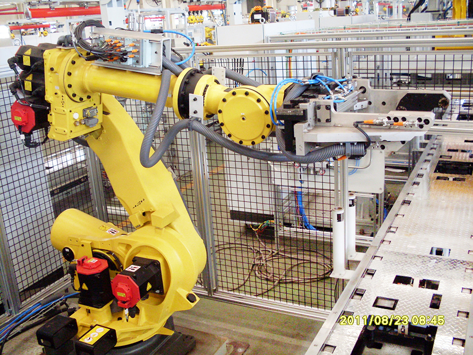 機(jī)器人缸體翻轉(zhuǎn)